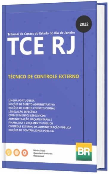 Apostila TCE RJ 2022 Técnico de Controle Externo IMPRESSA