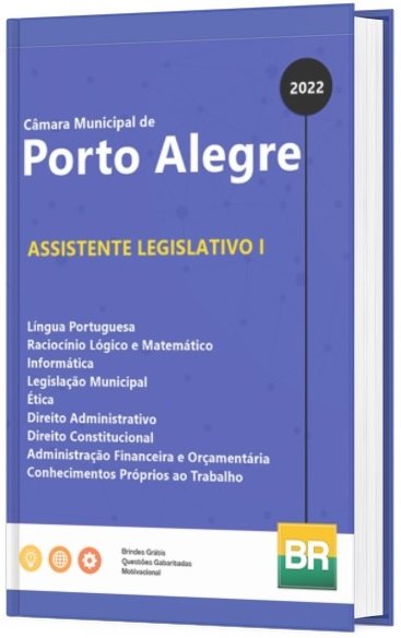 Apostila Câmara de Porto Alegre Assistente Legislativo I 2022 IMPRESSA