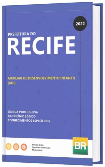 Apostila Recife Auxiliar de Desenvolvimento Infantil (ADI) 2022 impressa