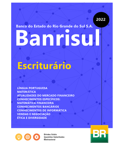 Apostila Banrisul 2022 Escriturário IMPRESSA