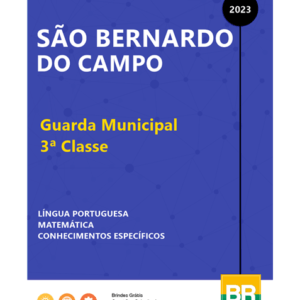 Apostila Guarda Municipal São Bernardo do Campo 2023 - GCM