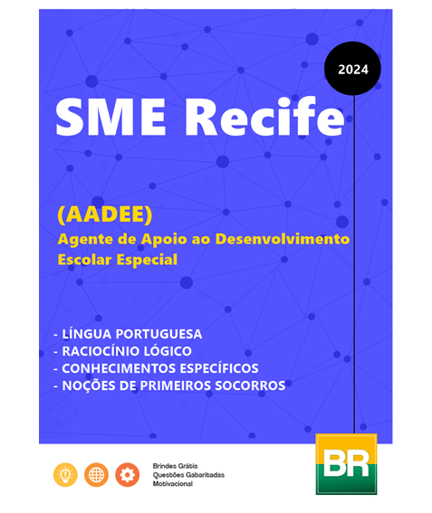 Apostila Recife (AADEE) 2024 - Agente de Apoio ao Desenvolvimento Escolar Especial