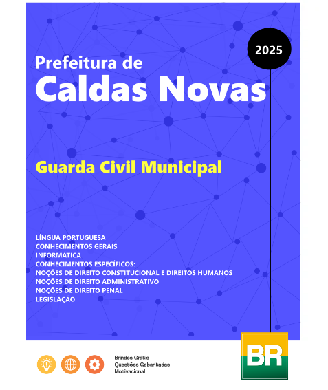 Apostila Caldas Novas Guarda Municipal GCM 2025