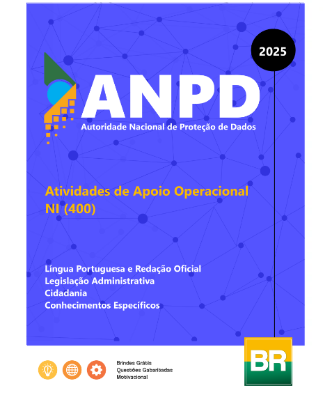Apostila ANPD Atividade de Apoio Operacional - NI (400) 2025