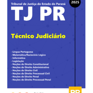 Apostila Técnico Judiciário TJ PR 2025 gratis