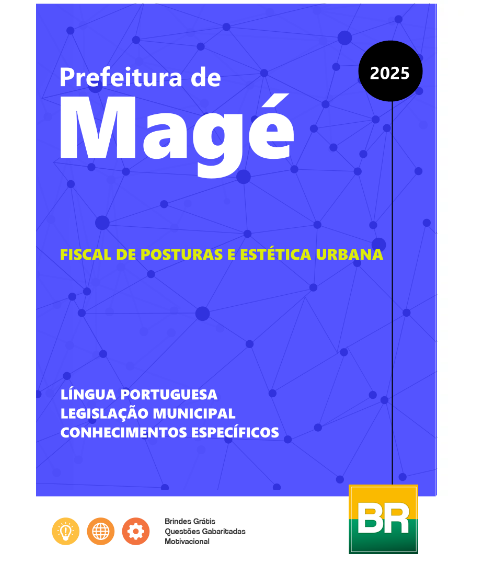 Apostila Magé 2025 Fiscal de Posturas e Estética Urbana