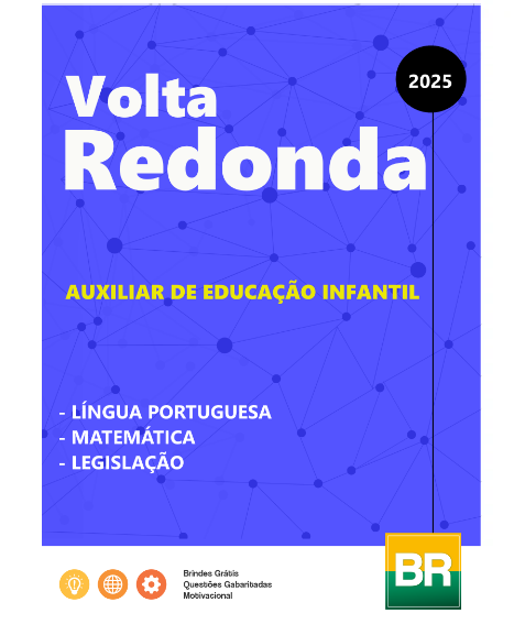 Apostila Volta Redonda Auxiliar de Educação Infantil 2025
