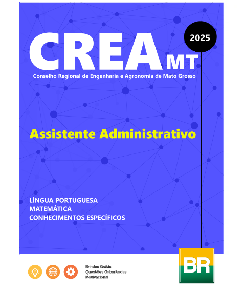 Apostila CREA MT 2025 Assistente Administrativo