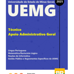 Apostila UEMG 2025 Técnico (Apoio Administrativo Geral)