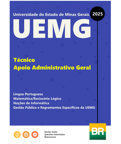 Apostila UEMG 2025 Técnico (Apoio Administrativo Geral)