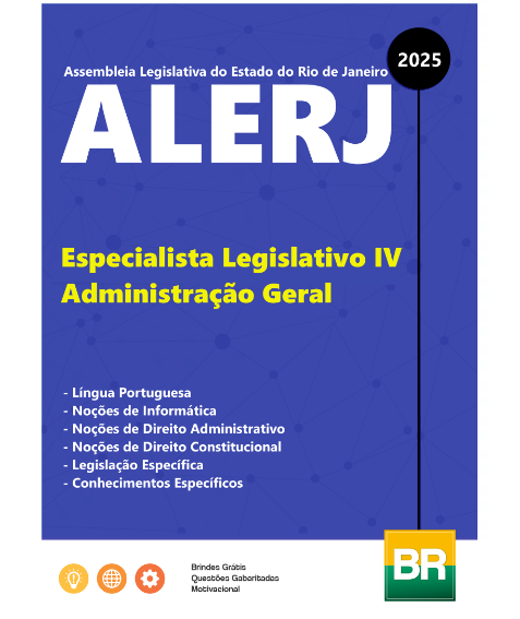 Apostila ALERJ Especialista Legislativo IV - Administração Geral 2025