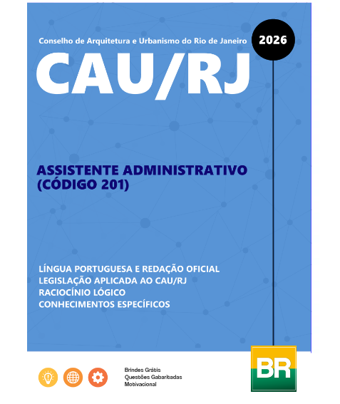 Apostila CAU RJ Assistente Administrativo 2026