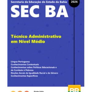 Apostila SEC Bahia 2026 Técnico Administrativo em Nível Médio