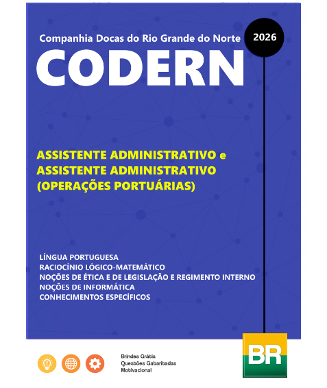 Apostila CODERN 2026 - Assistente Administrativo e Operações Portuárias