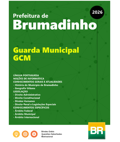 Apostila Guarda Civil Municipal - GCM Brumadinho 2026