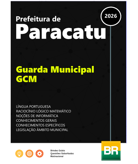 Apostila Guarda Civil Municipal - GCM Paracatu MG 2026