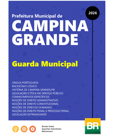 Apostila Guarda Municipal Campina Grande 2026