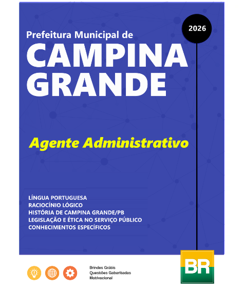 Apostila Prefeitura de Campina Grande Agente Administrativo 2026