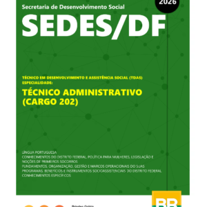 Apostila SEDES DF 2026 Técnico Administrativo