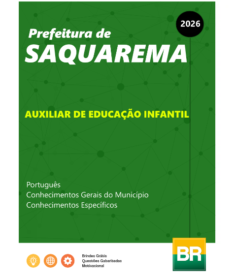Apostila Saquarema Auxiliar de Educação Infantil 2026