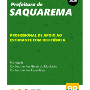 Apostila Saquarema Profissional de Apoio ao Estudante com Deficiência 2026