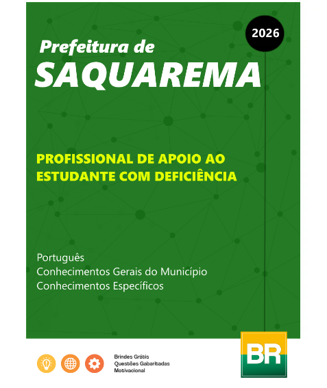 Apostila Saquarema Profissional de Apoio ao Estudante com Deficiência 2026