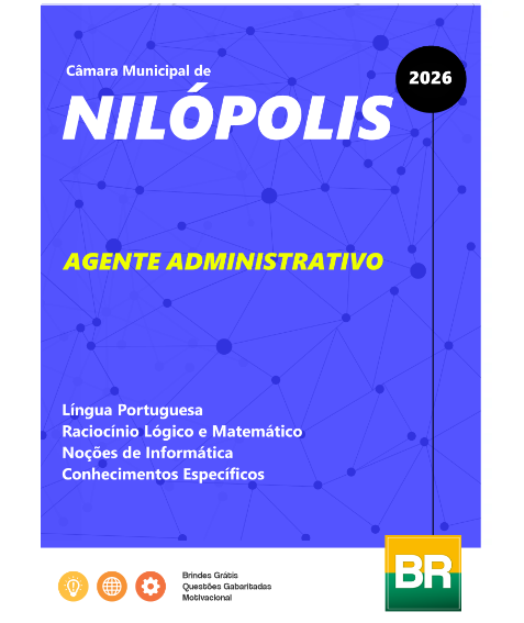 Apostila Câmara de Nilópolis 2026 Agente Administrativo