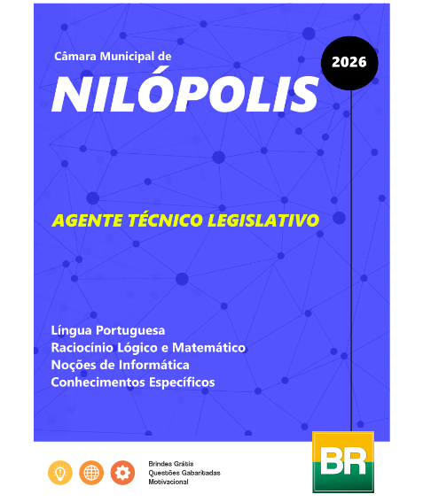 Apostila Câmara de Nilópolis 2026 Agente Técnico Legislativo
