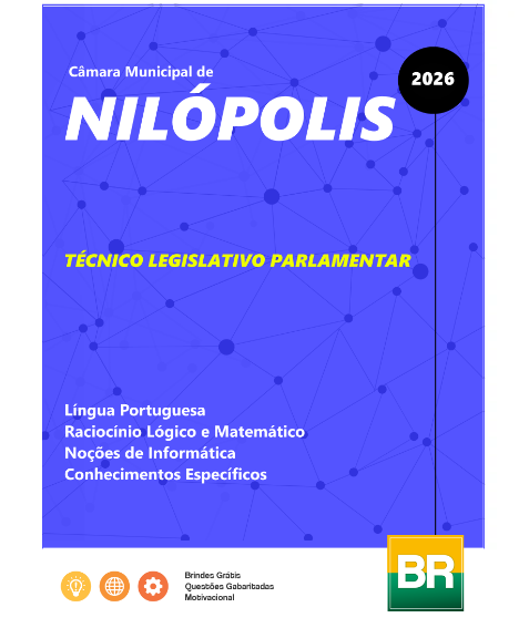 Apostila Câmara de Nilópolis 2026 Técnico Legislativo Parlamentar